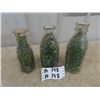 Image 1 : 3 Milk Bottles Full of Marbles