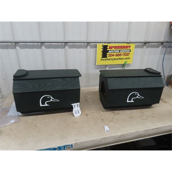 2 Duck Nesting Boxes