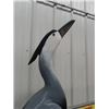 Image 2 : (JB) Wood Carved Blue Heron Bird By Local Artist 50.5" Tall