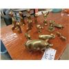 Image 2 : 19 - Brass Cats, Pigs, Mice Rabbits & More!
