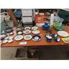 Image 1 : 36Pcs - Various - 24Kt Gold Rimmed Plates, Pottery Pitcer, Carnival Glass, Little Bo Peep Dish, Camp