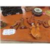 Image 2 : 11 Wooden Decor - Frames, Statues, Barometer Plaque & More!