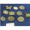Image 1 : 10 Pewter & Metal Belt Buckles