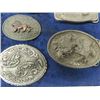 Image 2 : 10 Pewter & Metal Belt Buckles