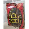 Image 2 : (J) 5 Gal Legal Fuel Measuring Can & Metal Beat Up Building Product Sign 12" X 18"