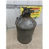 Image 3 : (J) 5 Gal Legal Fuel Measuring Can & Metal Beat Up Building Product Sign 12" X 18"
