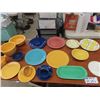 Image 1 : (J) 18 Fiesta & Hycroft Dishes, Plates, Bowls, Cups & Saucers