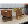 Image 1 : 4 Woden CIL AMMO Boxes - All Labelled