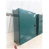 Image 2 : (ST)2 Metal Locking Wall Mount Cabinets Both are 24" x 20" x 9" - One Key for Both