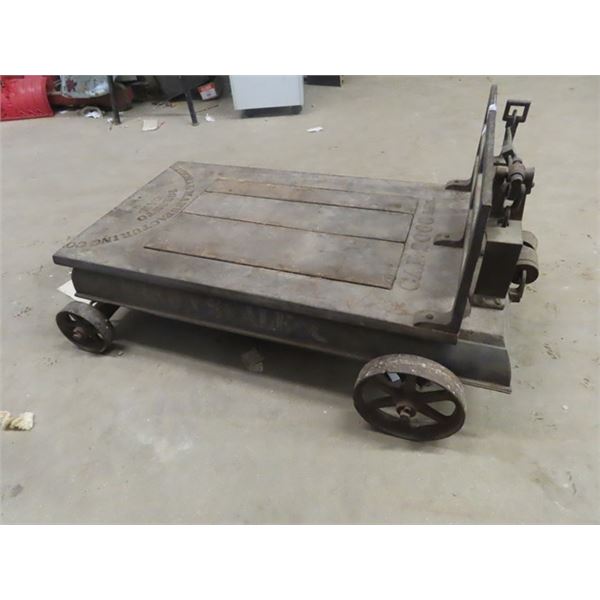 (J) National 2000LB Wagon Scale - Like a Platform on Wheels