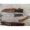 Image 2 : (EC) 4 Hunting Knives - 1 Is Original Buffalo Skinner Germany, 1 is Old Timer Schrade USA, 1 is Sher