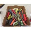Image 2 : (FK) Screwdrivers, 1/2", 3/8 Sockets & Metal Tool Box