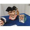 Image 2 : (FK) Royal Doulton Toby Mugs, Captain Henry Morgan 1957, Nite Watchman 1962, Neptune 1960 & Simon Th