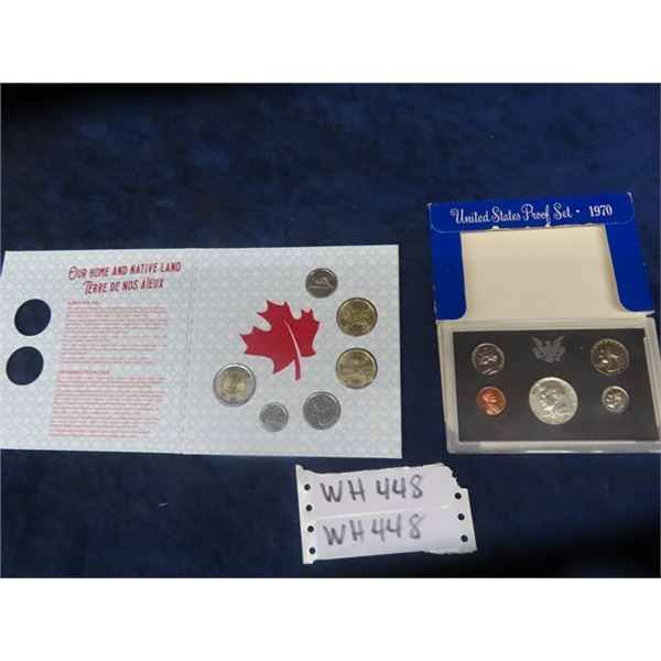 (WH) 1970 US Coin Proof Set & 2020 Cdn Coin Set