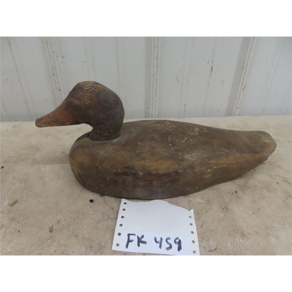 (FK) Wooden Duck Decoy