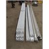 Image 1 : 9 - 8' Fleuoscent Light Fixtures & 18 Bulbs