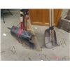 Image 2 : 7 Yard Tools -2 Snow Shovels, Spade, Shovel 3 Rakes