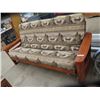 Image 1 : (BZ)Wooden Framed Futon w Cabin Pattern