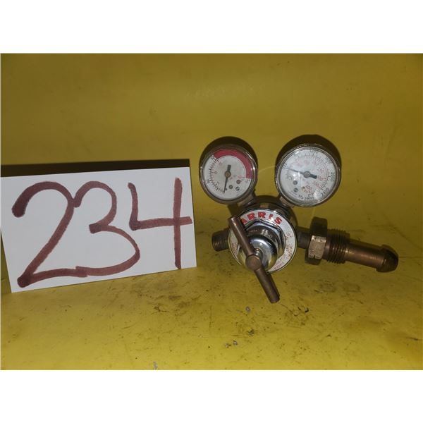 Harris welding regulator gauges