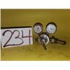 Image 1 : Harris welding regulator gauges