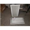Image 1 : Set of SideWall Grill Air Cover 17"1/2 x 7"3/4 (inside the wall / Interieur du mur)