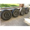Image 1 : Pneus à clous / Tires Avalanche x-treme 215 / 70 R 15  (8/32 left)