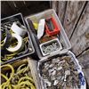 Image 2 : LOT OF ROPE, BANDING CLIPS WITH CRIPMING TOOL, EXTENTION CORDS AND MORE