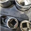 Image 8 : STANLEY PARTIAL LARGE SOCKET SET 1"-2" AND TOOLBOX OF T HANDLE ALLEN WRENCHES