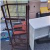 Image 2 : 5 TIER METAL DISPLAY RACK AND FOLDING SHELF WITH COVER