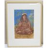 Image 1 : Red Holoku, Framed & Matted, Signed by David Warren, 27" x 21"