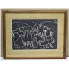 Image 1 : Exchange of the Ha on Paper, Framed & Matted, Signed by Frank Jensen, 20" x 25"