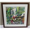 Image 1 : Original Watercolor I, Signed by Peggy Chun, Large, Framed & Matted 28" x 28"