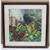 Image 1 : Original Watercolor II, Signed by Peggy Chun, Large Framed & Matted 28" x 28"