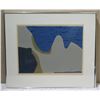 Image 1 : Landscape in the Japanese Manner #3, Signed by Shirley Kalish, Framed 23" x 27"