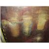 Image 3 : Very Large Painting on Canvas "Full Turn Encaustic" Signed by Howard Hersh 52" x 40"