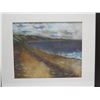 Image 2 : Large Tracks in the Sand, Mixed Media Art, Signed by Marlena Novak, Framed 33" x 36"