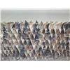Image 4 : Very Large Mixed Media Art on Canvas, Untitled, by Scott Hile, in Acrylic Casing 32" x 84" x 4" D