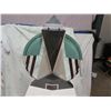 Image 2 : Granite & Glass Sculpture, Mixed Media Art by Robert Croy, 20"x7"x16"H (triangular top is cracked)