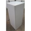 Image 1 : Tall White Square Display Stand 14"x14"x36"H