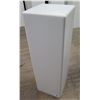 Image 1 : Tall White Square Display Stand 12"x12"x37"H