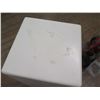Image 2 : Tall White Square Display Stand 12"x12"x37"H