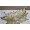 Image 1 : Lalique Paris Blown Splash Glass Decorative Bowl 16" x 9" x 6"H