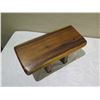 Image 2 : Wooden Stool w/ Maker's Mark Signed by Artist 17" x 8" x 8"H