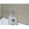 Image 2 : World Plus Thomas Collection White Ceramic Vase w/ Metal Accents 24"H