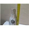 Image 8 : World Plus Thomas Collection White Ceramic Vase w/ Metal Accents 24"H