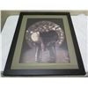 Image 2 : Framed Art, Abstract Elephant 26" x 32"