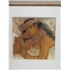 Image 2 : Framed Original, Hawaiian Woman w/ Lei 28" x 29", Signature not discernible