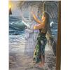Image 2 : Framed Giclee on Canvas, Kou Aka/Kai’Upoho Signed Leohone 123 of 288 (27" x 30")