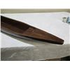 Image 2 : Wooden Carved Canoe Replica 60"L