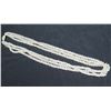 Image 2 : Niihau Shell Lei, 3-Strand White Pikake w/ Certificate of Authenticity 36"L